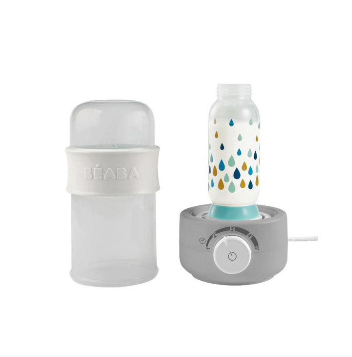 BEABA BABY MILK BOTTLE WARMER - GREY