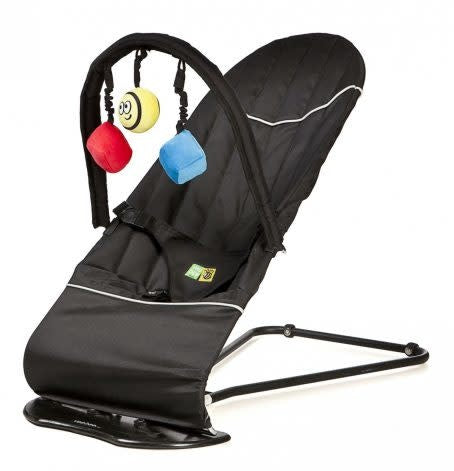 Veebee Baby Minder Bouncer with Toy Bar Black(N8815)