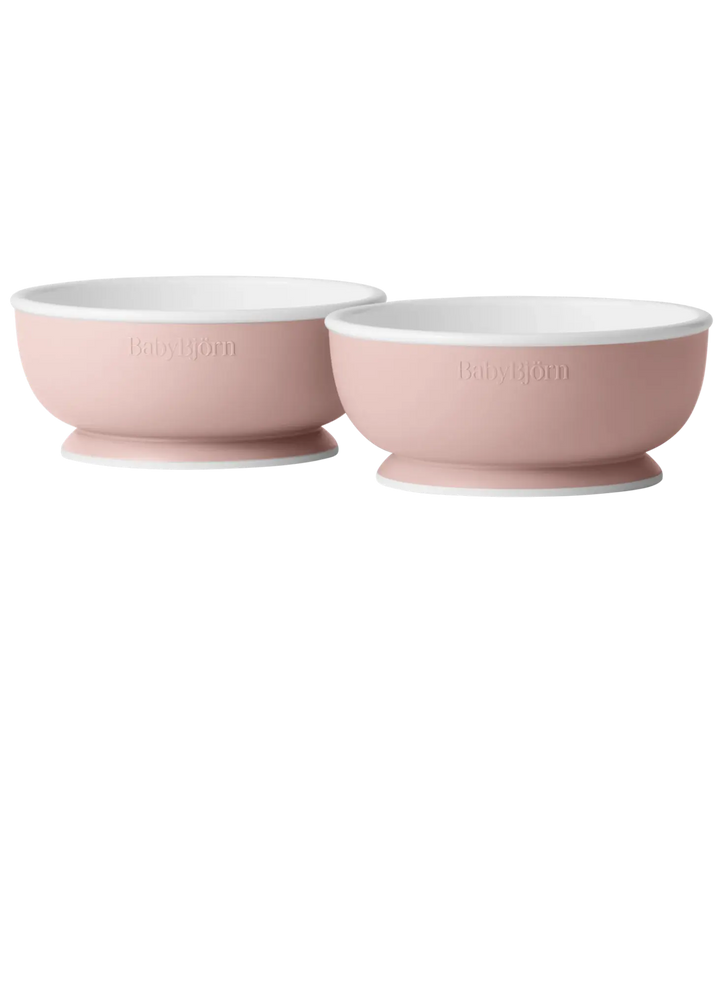 BabyBjorn Baby Bowl, 2-pack - Powder pink