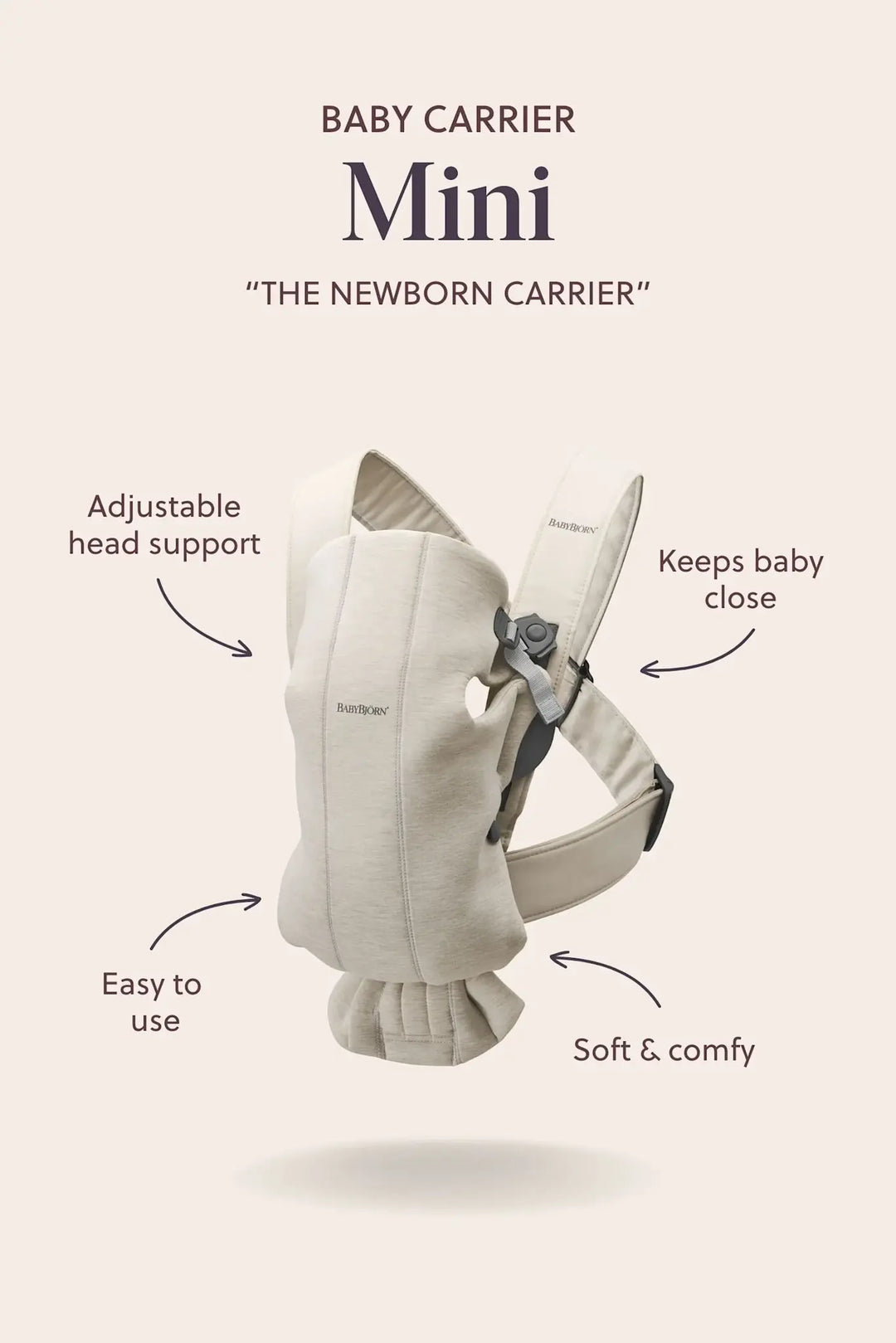 BabyBjorn Baby Carrier Mini - 3D Mesh, Anthracite