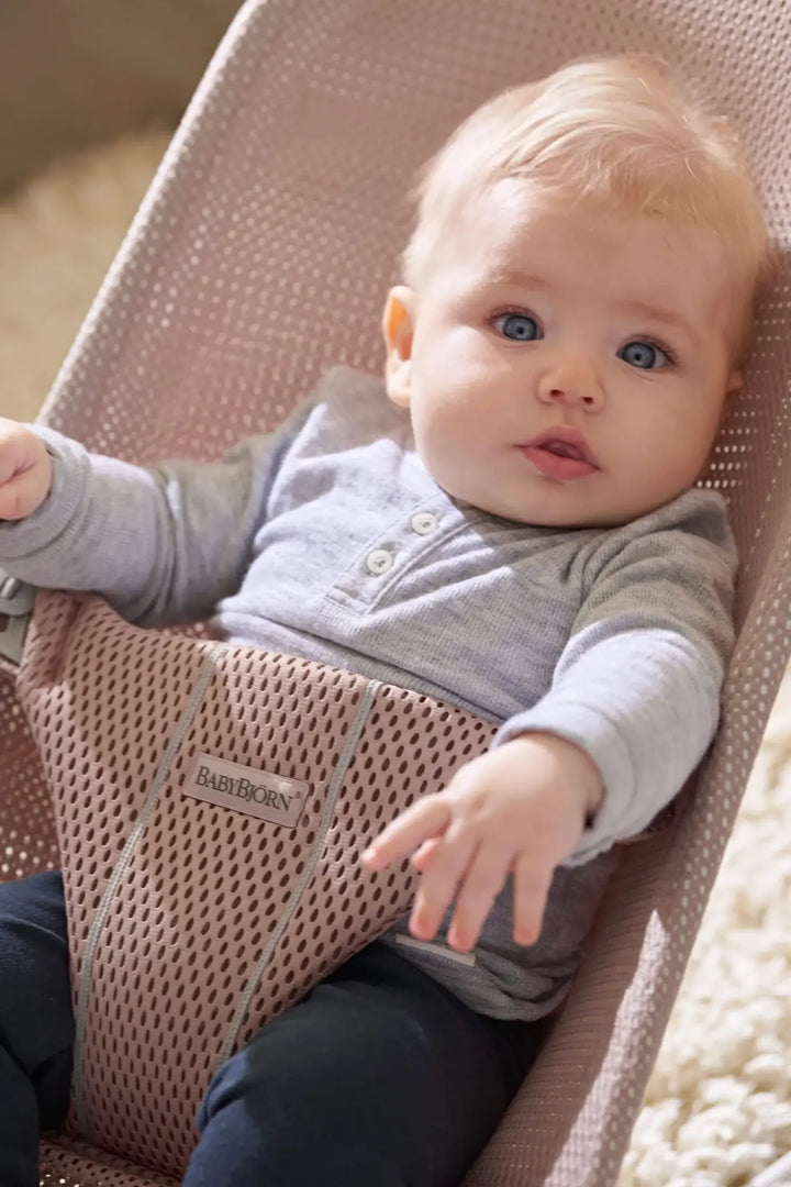 BabyBjorn Bouncer Bliss -Mesh, Dusty pink