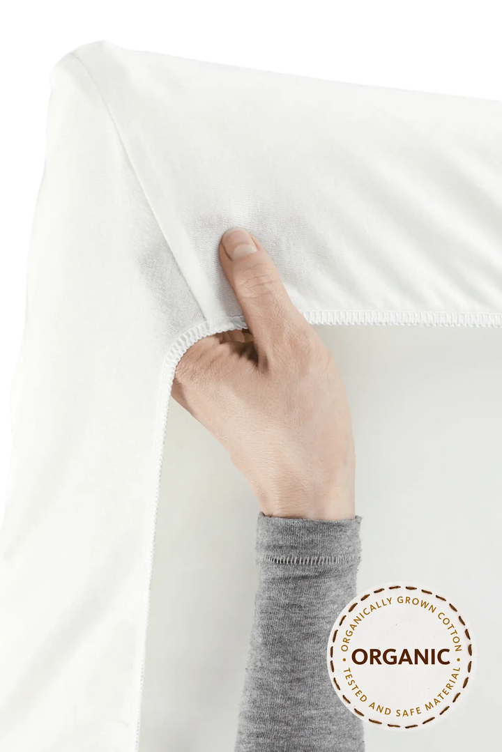 BabyBjorn Fitted Sheet for Travel Cot - White
