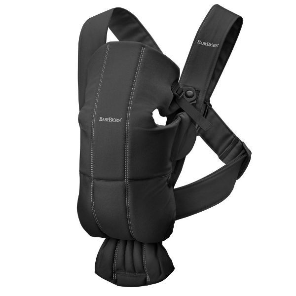 Babybjorn Baby Carrier Mini - Woven, Black