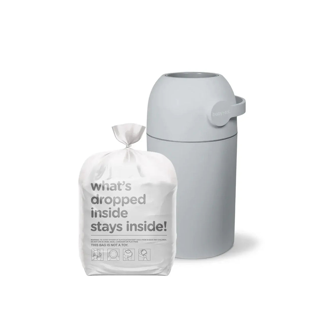 BabyRest Aster Nappy Bin - Grey