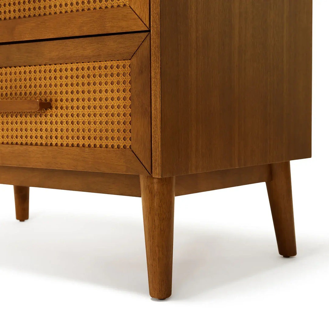 BabyRest Kaya Cot & Chest Nursery Package - Teak