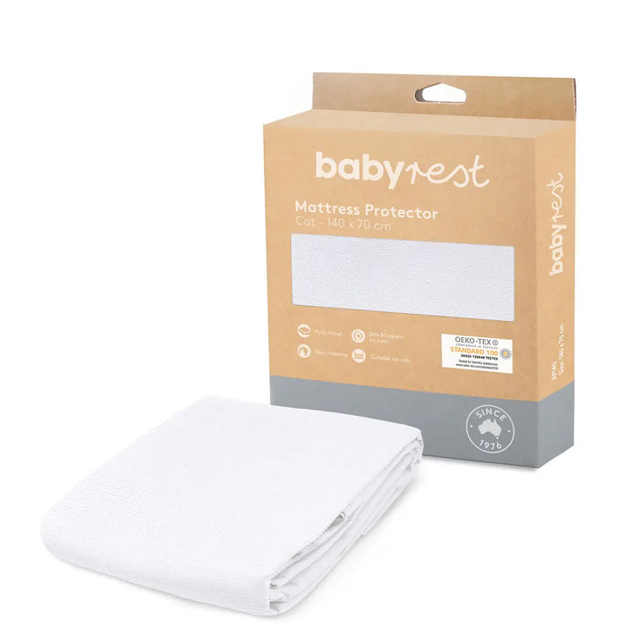 BabyRest Waterproof Mattress Protector Euro Cot 140*70cm