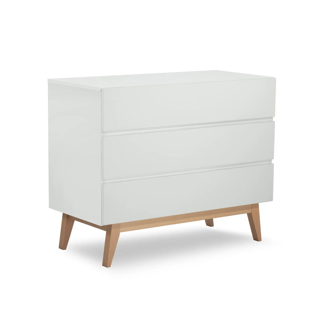 BabyRest Tommi Nursery Package Cot & Chest - White