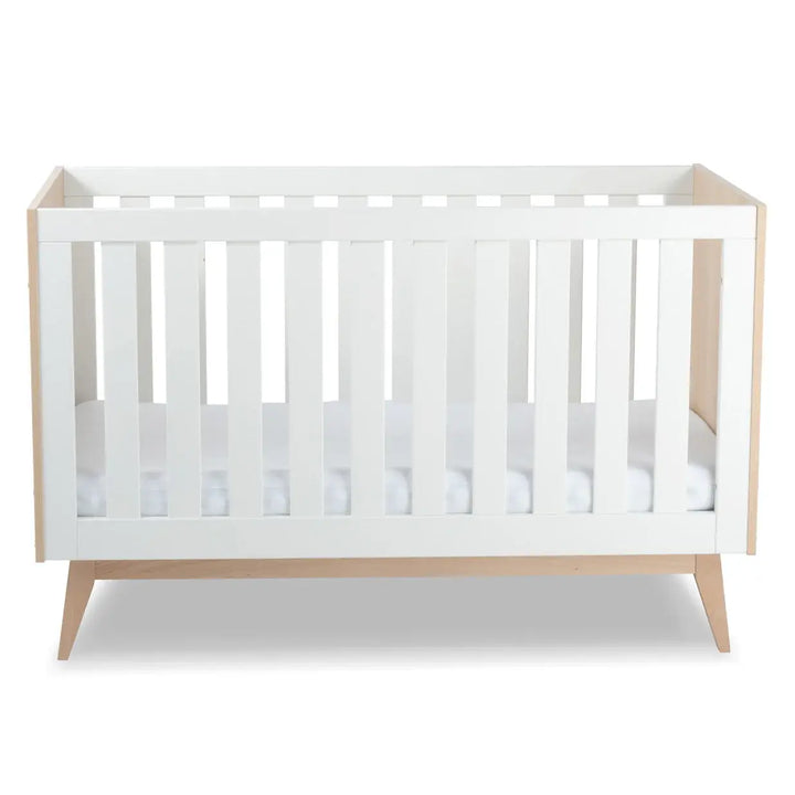BabyRest Tommi Nursery Package Cot & Chest - Oak/White
