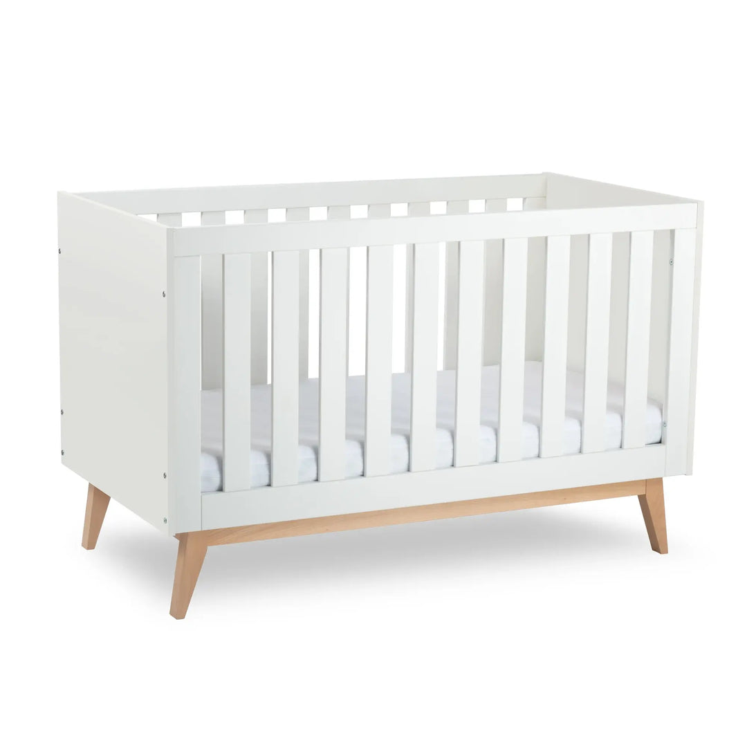 BabyRest Tommi Nursery Package Cot & Chest - White
