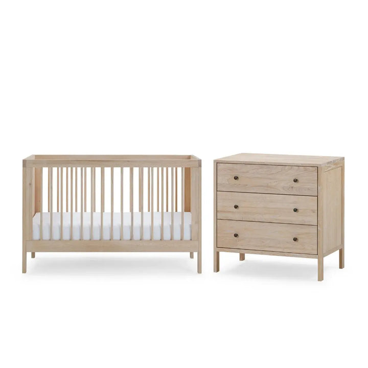 BabyRest Grove Cot & Chest Nursery Package - Vintage Ash