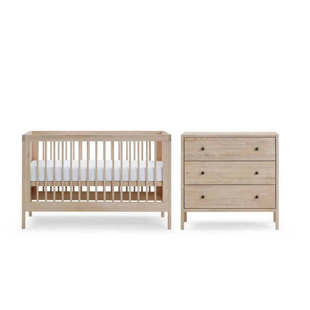BabyRest Grove Cot + Chest + Ducore Mattress