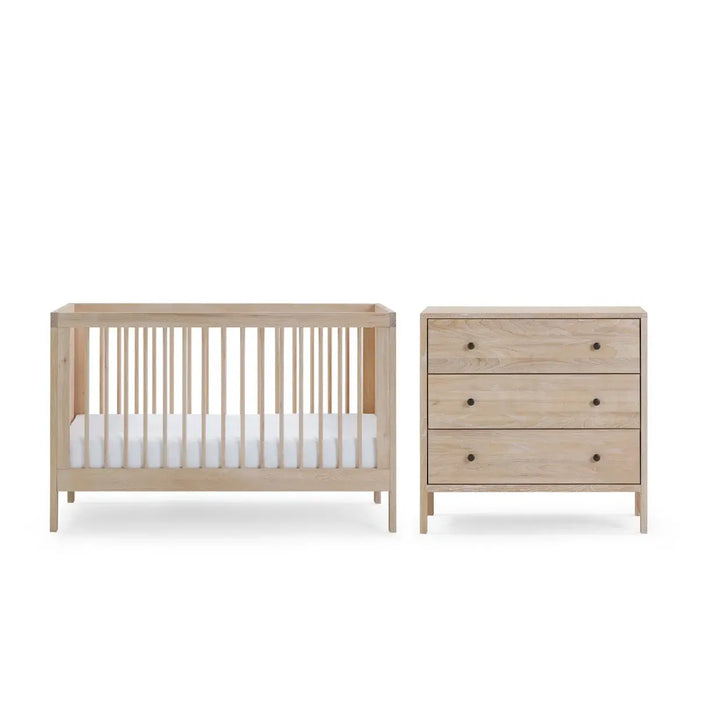 BabyRest Grove Cot & Chest Nursery Package - Vintage Ash