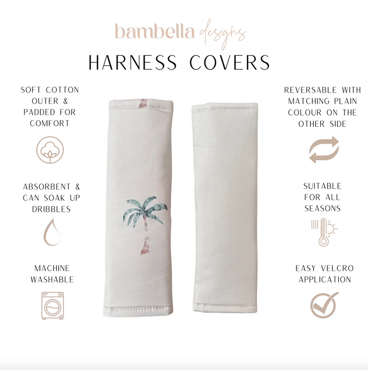 Bambella Designs Harness Covers | Malibu Sand