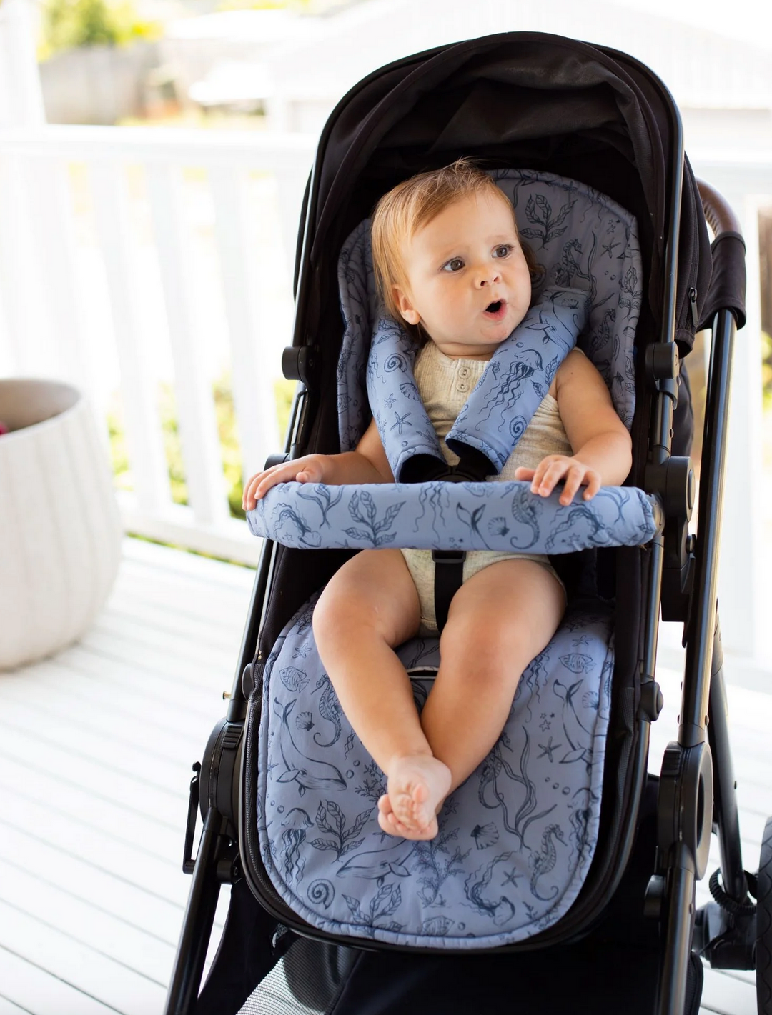 Bambella Designs Universal Pram Liner | Under the Sea