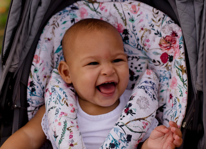 Bambella Designs Universal Pram Liner | Wildflowers