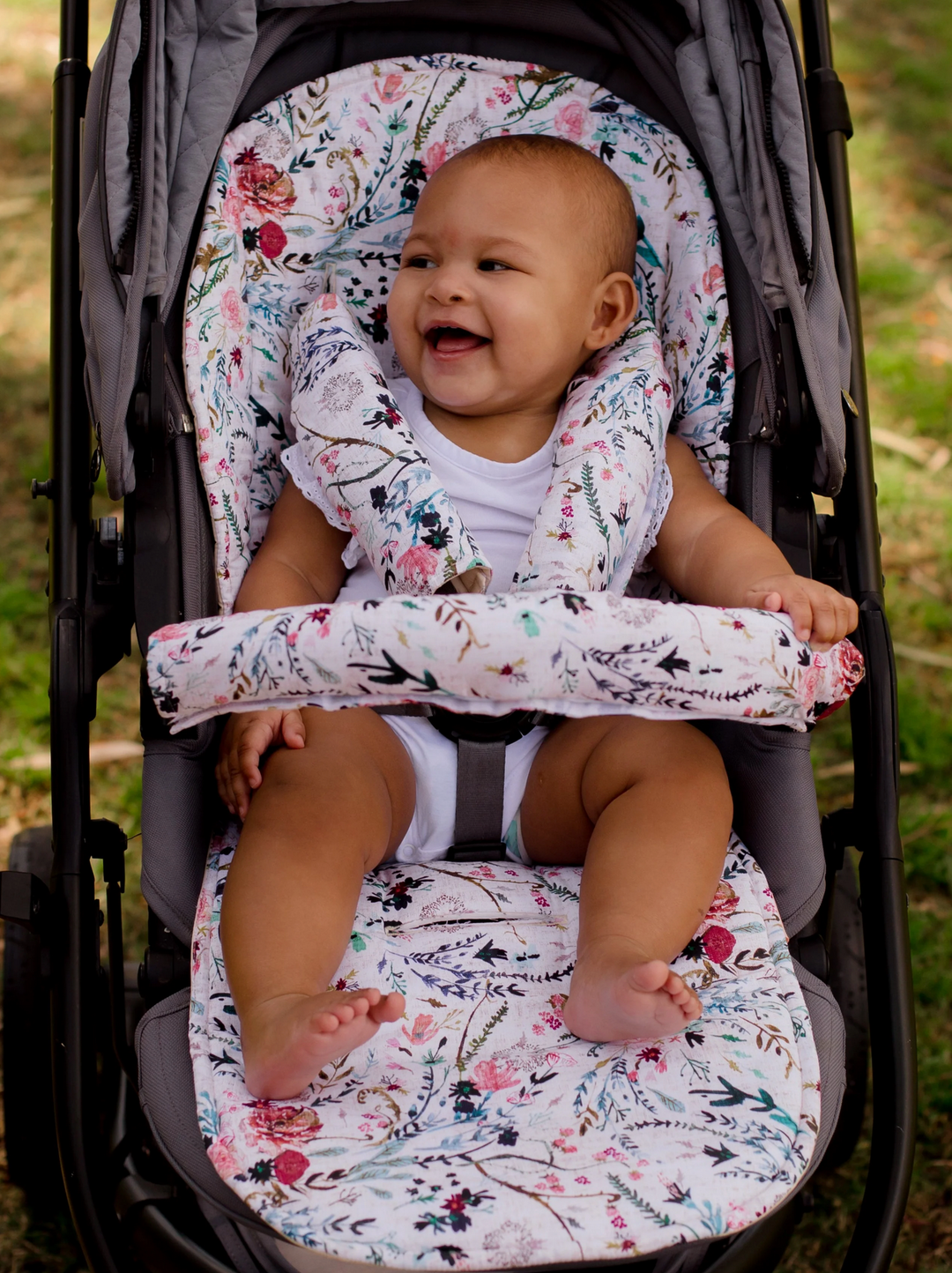 Bambella Designs Universal Pram Liner | Wildflowers
