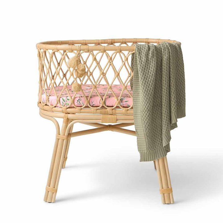 Bassinet Sheet / Change Pad Cover Cockatoo