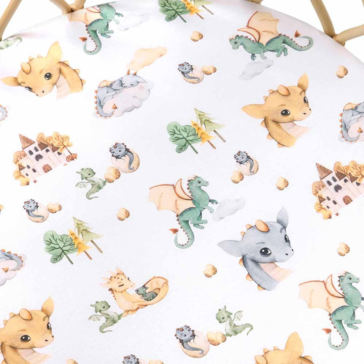 Bassinet Sheet / Change Pad Cover Dragon