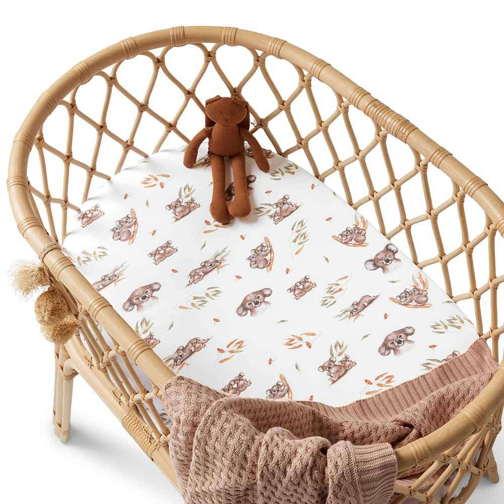 Bassinet Sheet / Change Pad Cover Koala