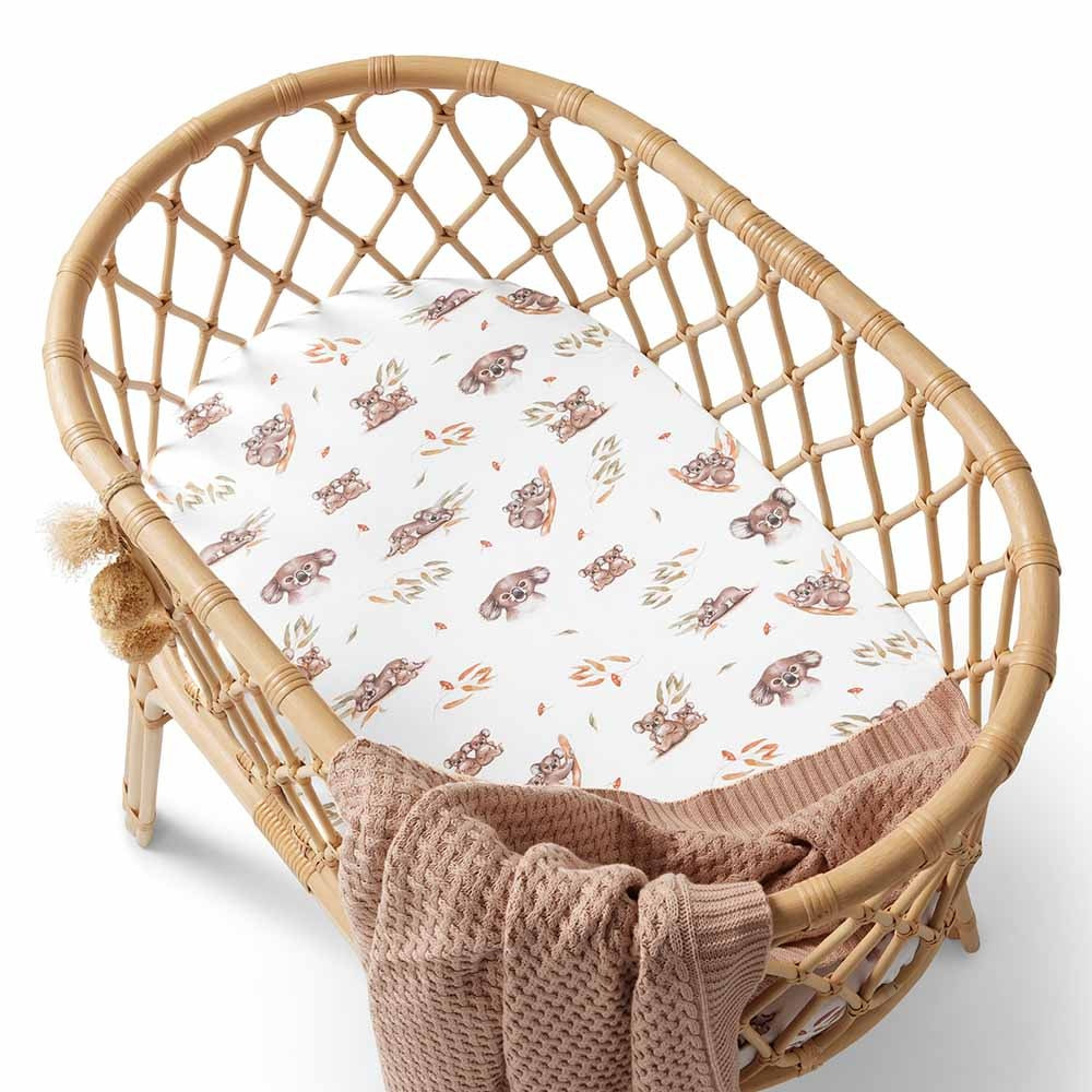 Bassinet Sheet / Change Pad Cover Koala