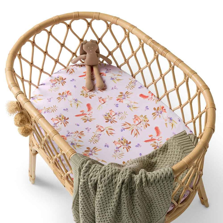 Bassinet Sheet / Change Pad Cover Major Mitchell