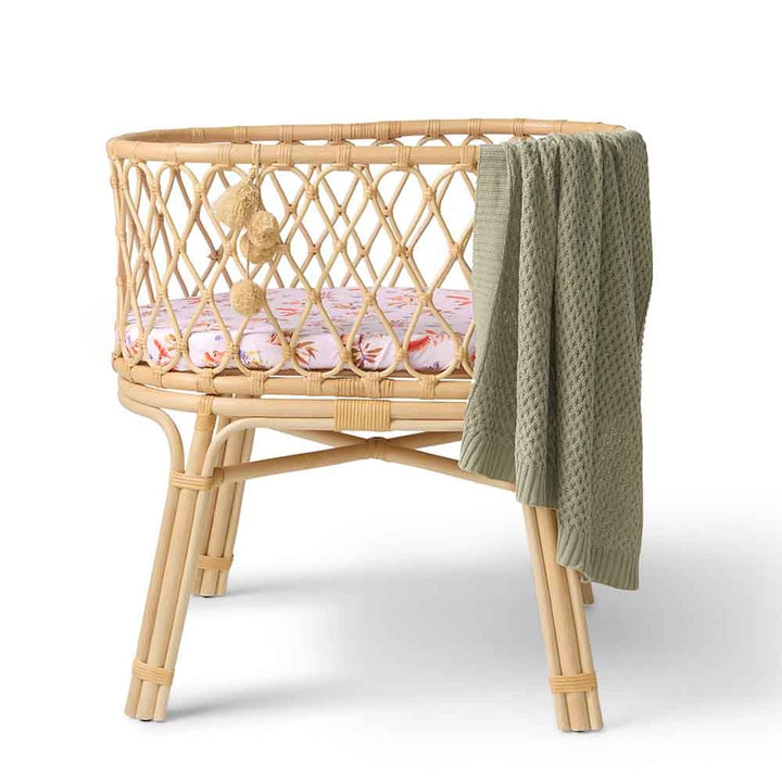 Bassinet Sheet / Change Pad Cover Major Mitchell