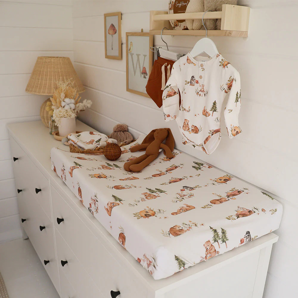 Bassinet Sheet / Change Pad Cover Bears