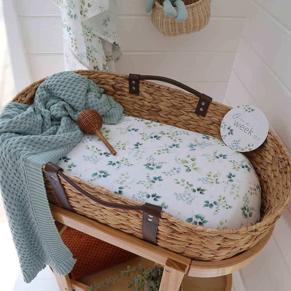 Bassinet Sheet / Change Pad Cover Eden
