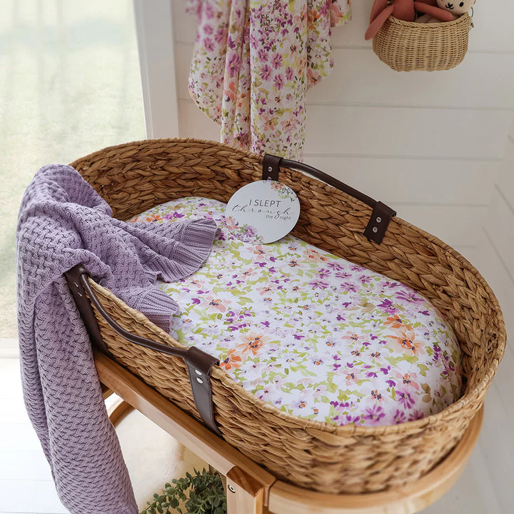 Bassinet Sheet / Change Pad Cover Isla