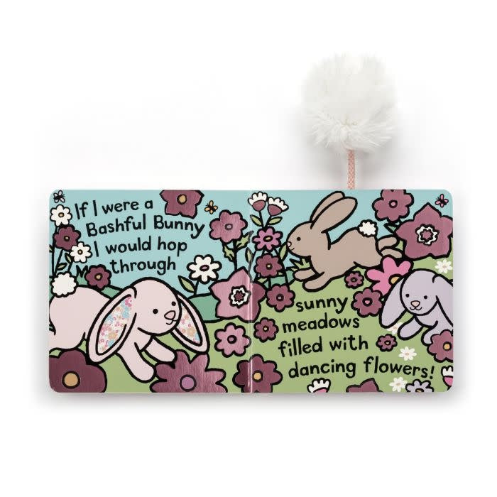 Jellycat If I were a Blossom Bunny Book Multi-Coloured 2x2x15cm