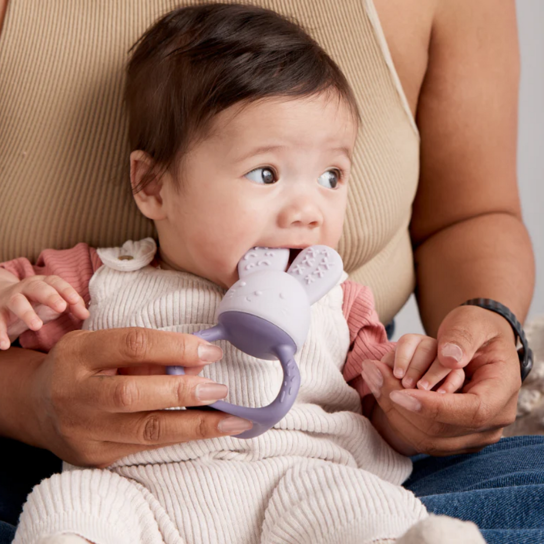 B.Box Chill + Fill Teether- peony