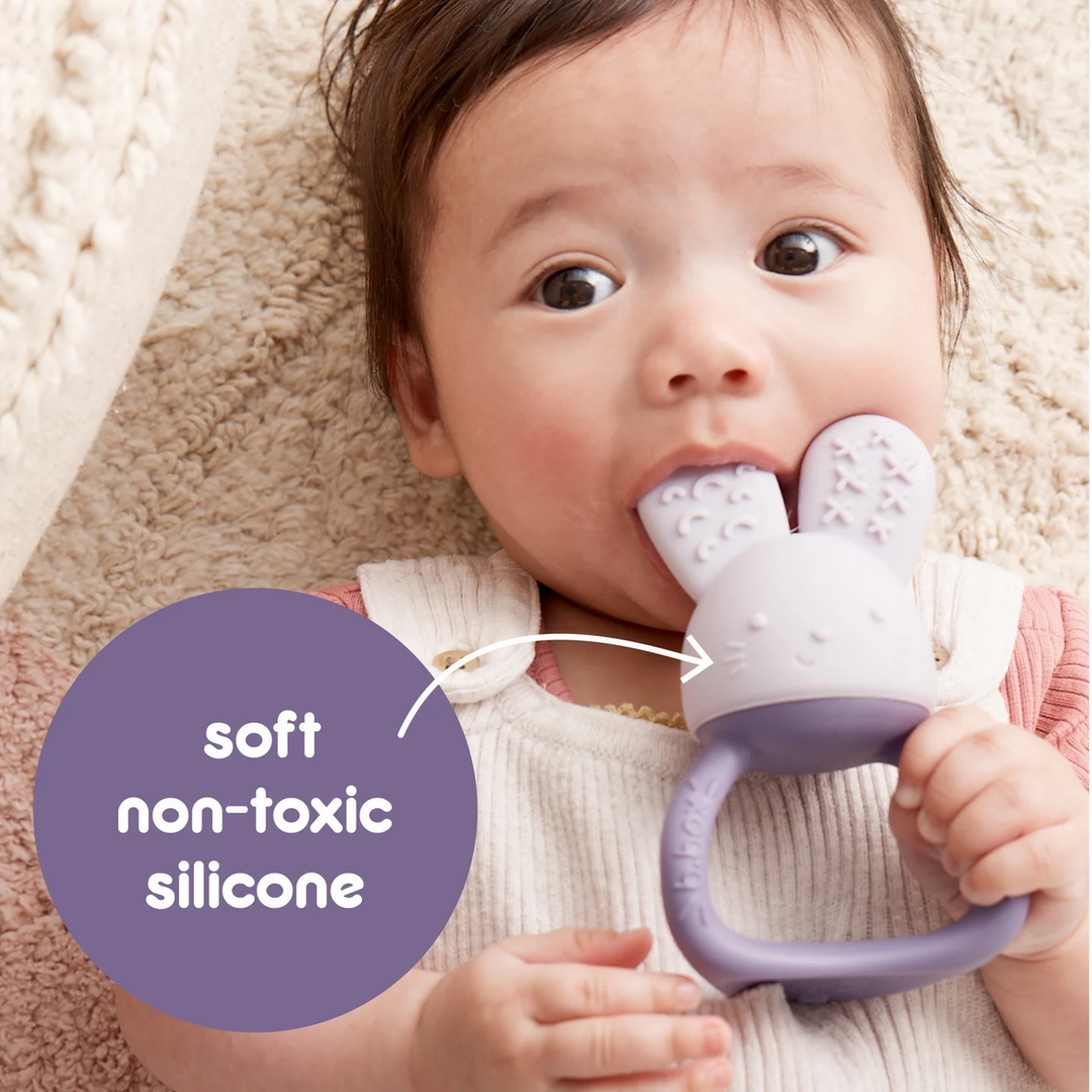 B.Box Chill + Fill Teether- peony
