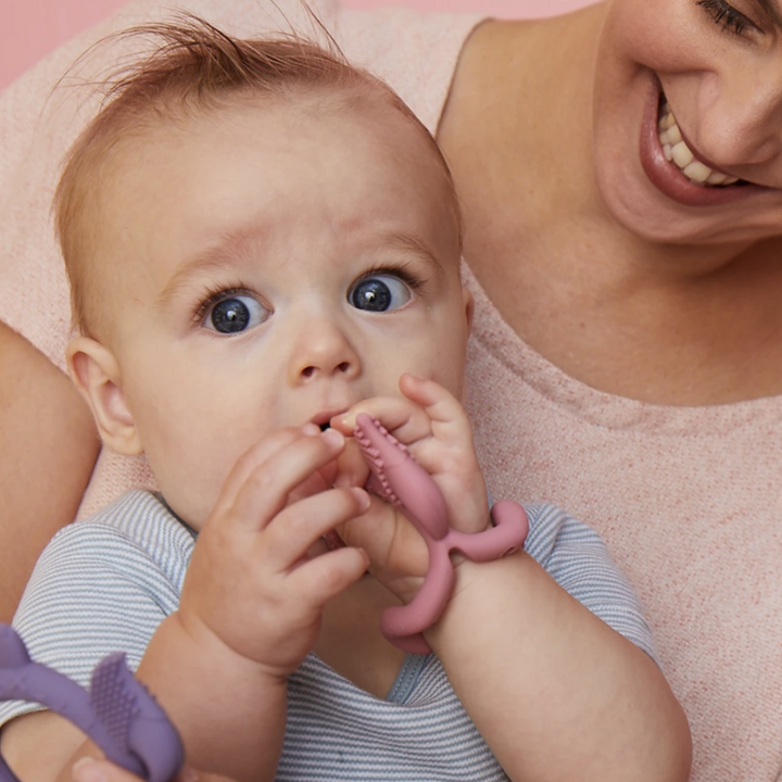B.Box Wrist Teether - Peony Fox