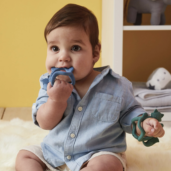B.Box Wrist Teether - Peony Fox
