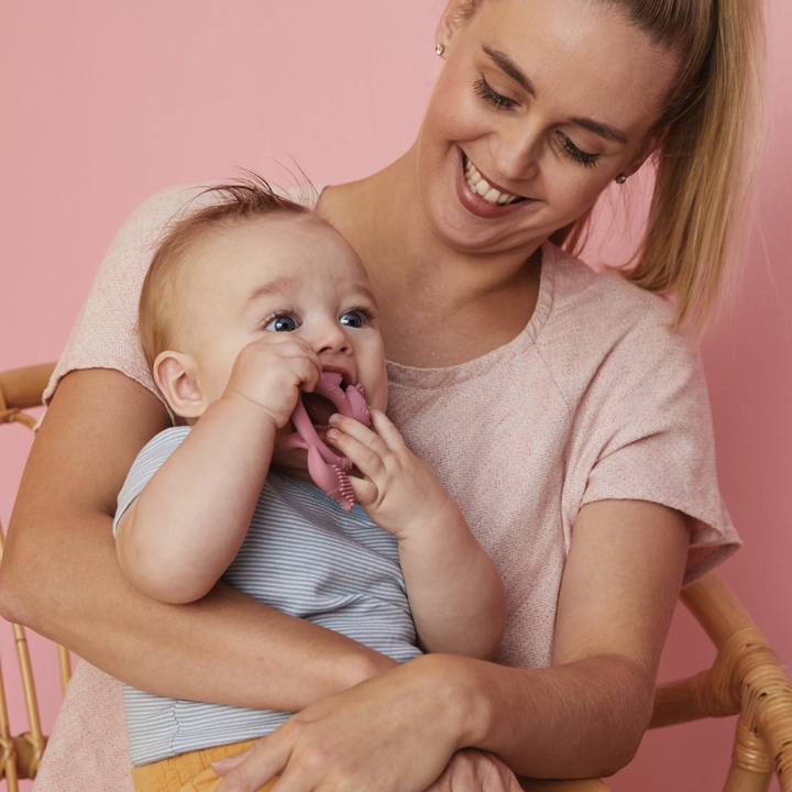B.Box Wrist Teether - Peony Fox