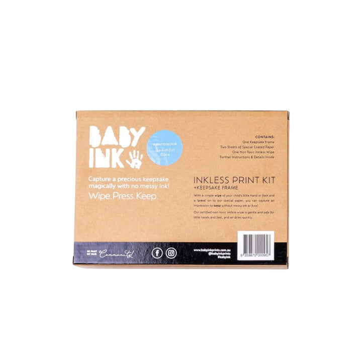 BABYink Ink-less Frame Kit - Beautiful Blue