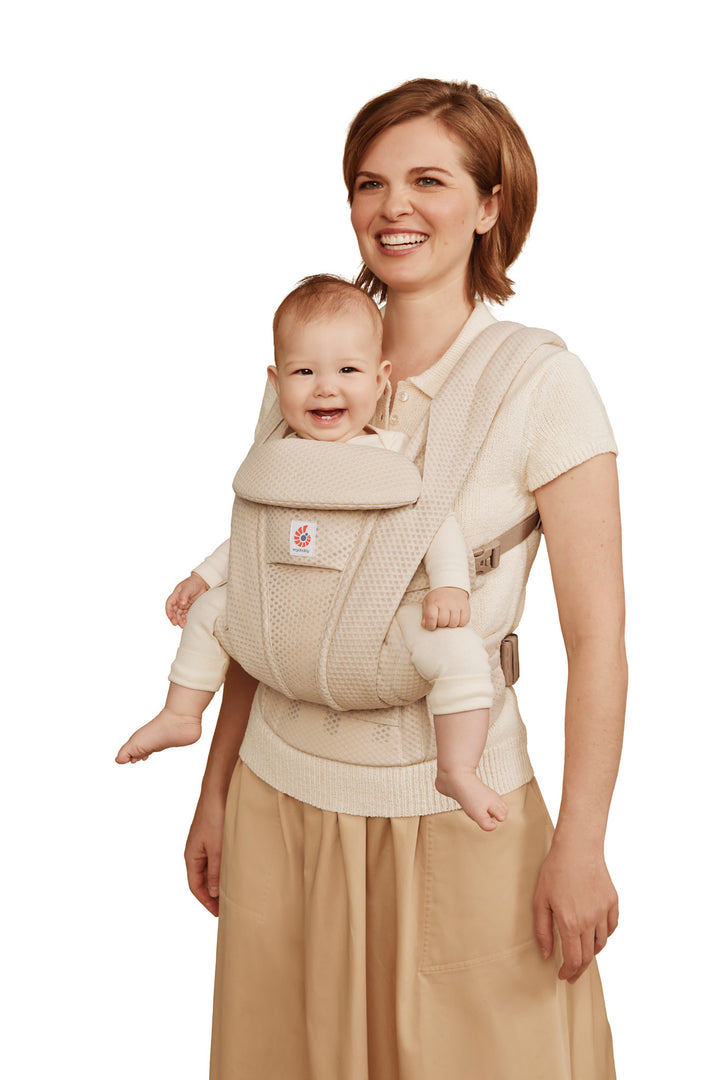 Ergobaby Omni Deluxe All-in-One Mesh Baby Carrier - Natural Beige