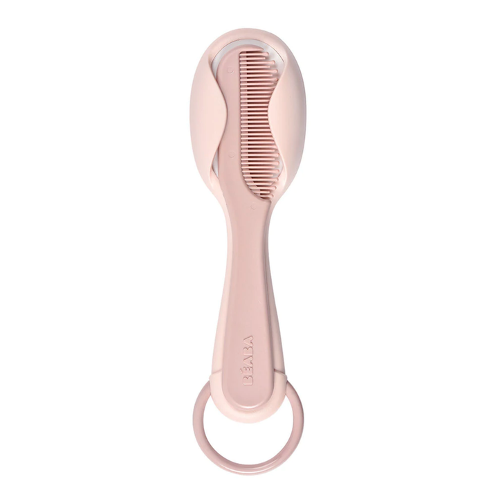 Beaba Baby Brush & Comb - Vintage Pink