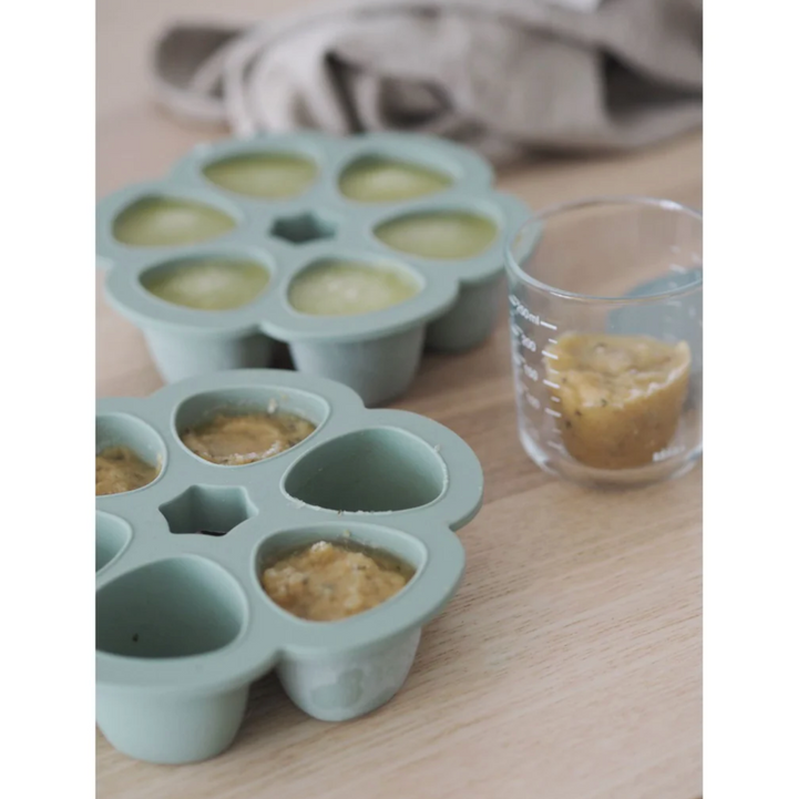 Beaba Multiportions Silicone Freezer Tray 90ml - Sage Green