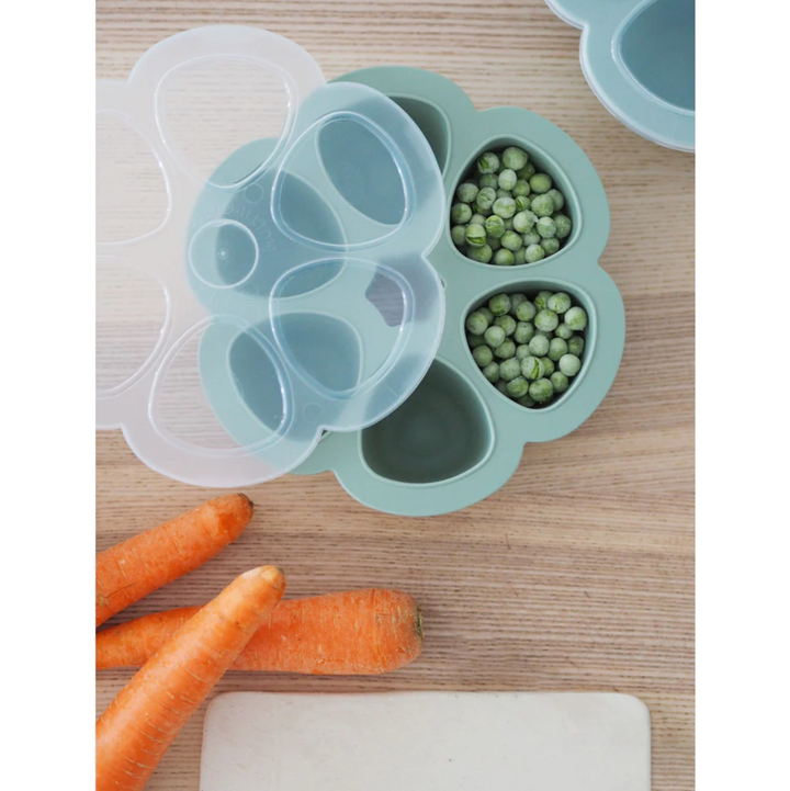 Beaba Multiportions Silicone Freezer Tray 90ml - Sage Green