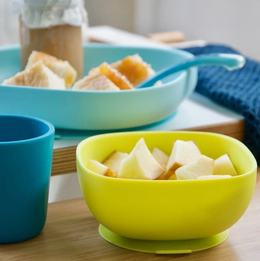 Beaba Silicone Suction Meal Set-Blue
