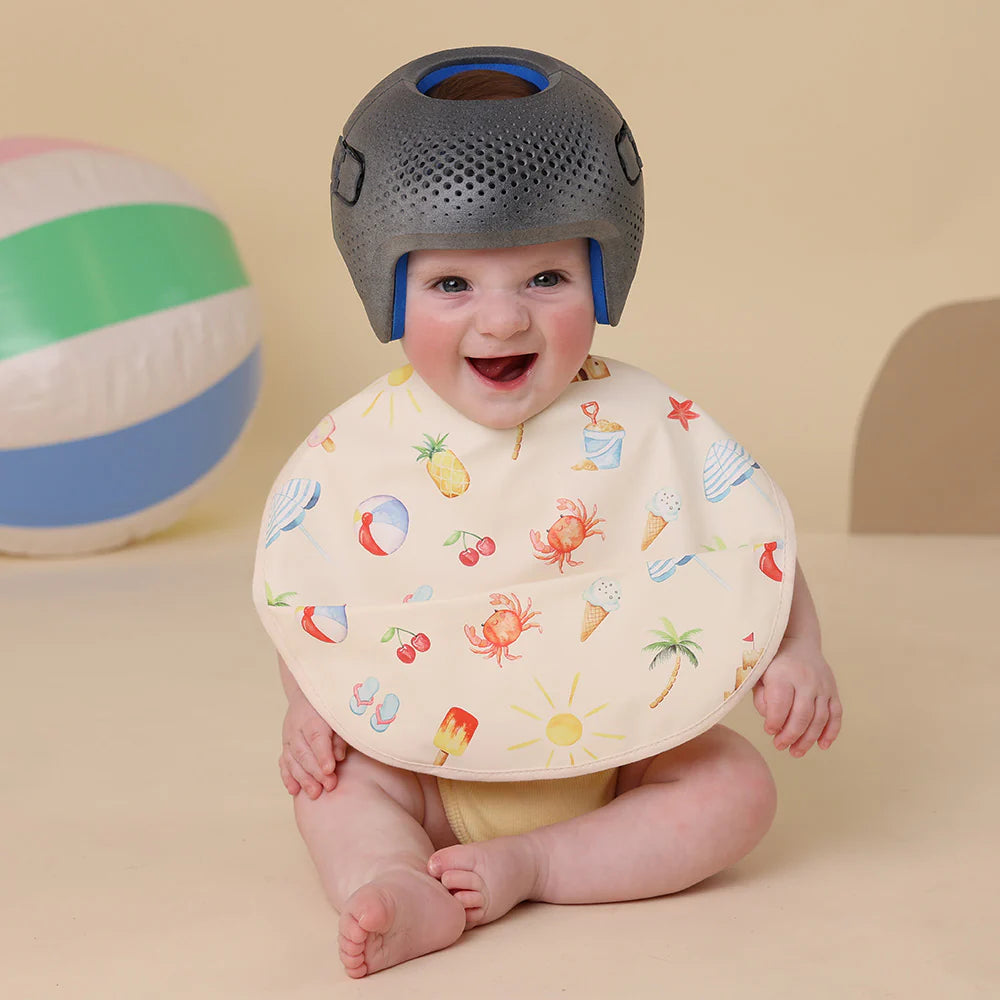 Snuggle Bib Waterproof - Beach Fun