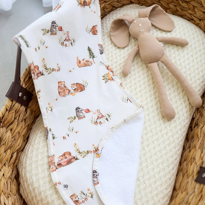 Snuggle Hunny Organic Cotton Burp Cloth - Bears