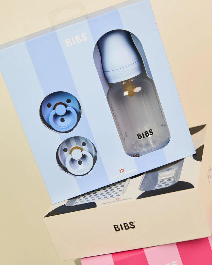 BIBS Gift Set, Baby Sprinkle - Baby Blue