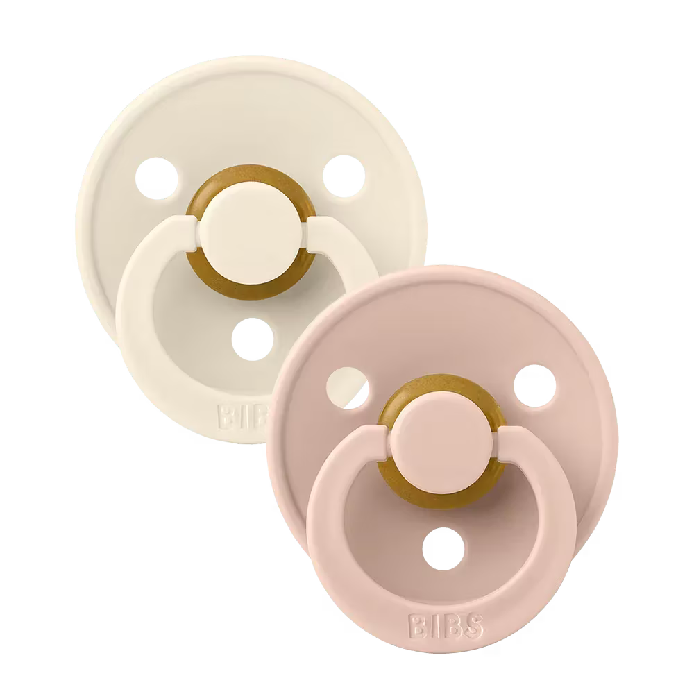 BIBS Anatomical Colour 2 Pack - Ivory/Blush