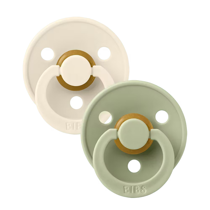 BIBS Anatomical Colour 2 Pack - Ivory/Sage