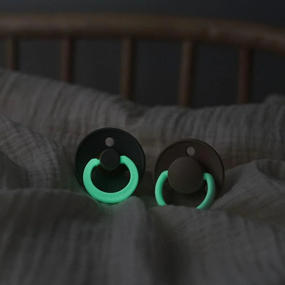 BIBS Colour Double Pack Night Glow - Sage