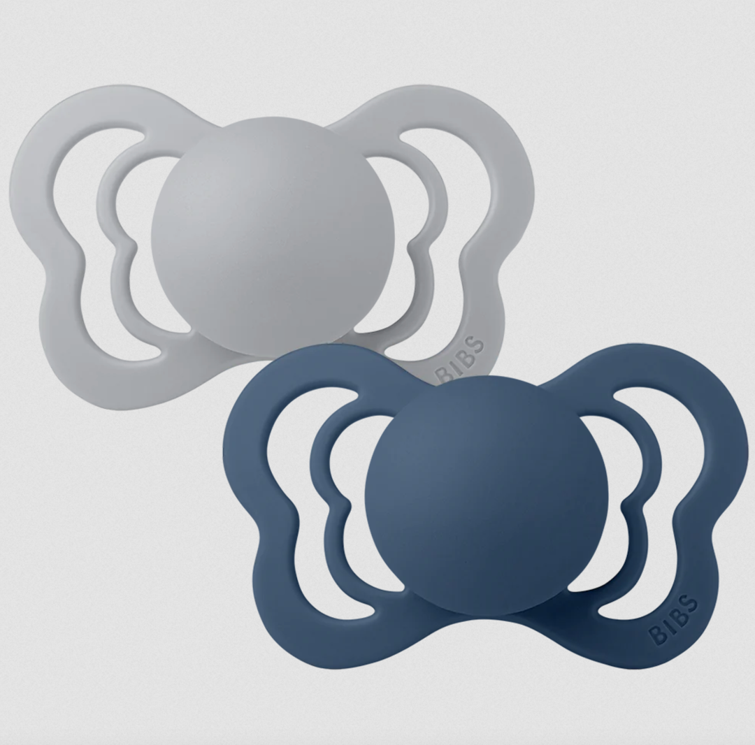 BIBS Couture|Silicone Cloud/Steel Blue