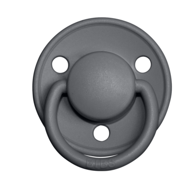 BIBS De Lux|Silicone One Size Iron/Baby Blue