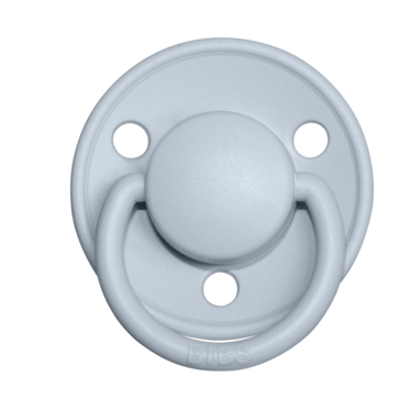BIBS De Lux|Silicone One Size Iron/Baby Blue